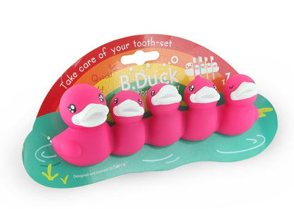 Pink duck toothbrush