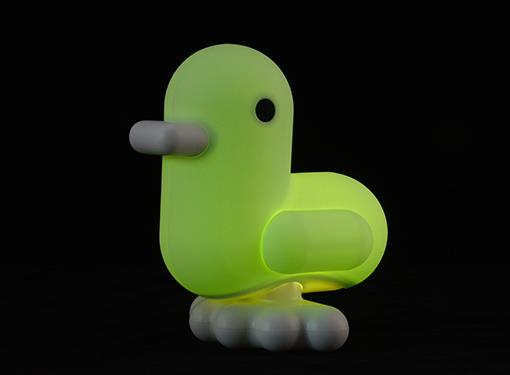 Veilleuse Canard Vert Pastel