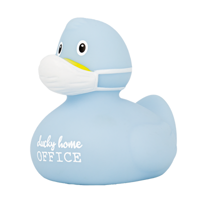 Ente Coronablau "Ducky Home Office"