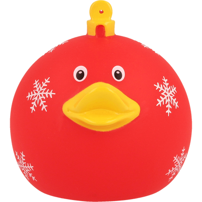 Rote Enten-Weihnachtskugel