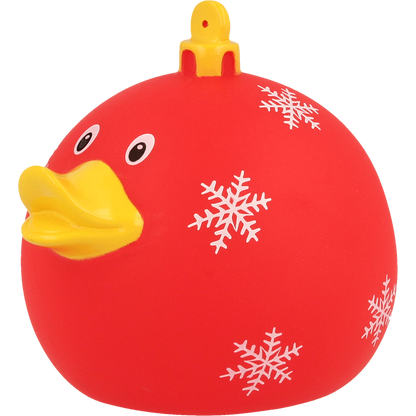 Rote Enten-Weihnachtskugel