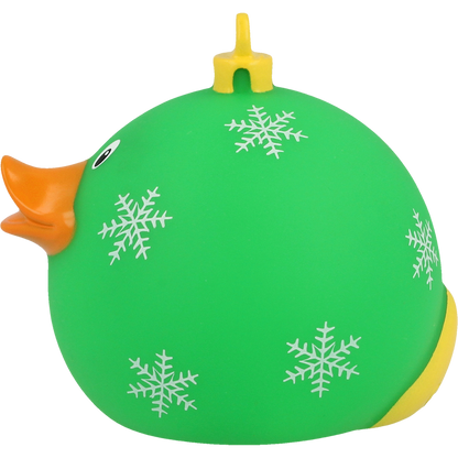 Groene eend kerstbal