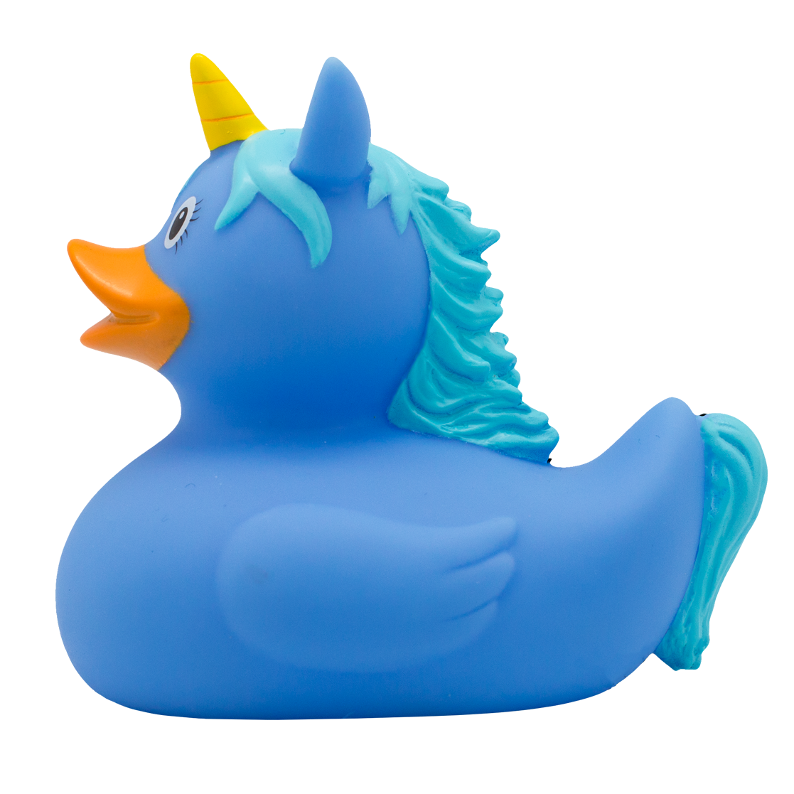 Blaue Einhorn-Ente