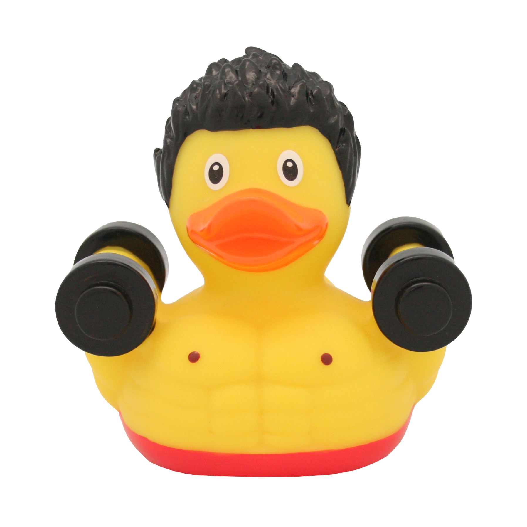 Canard Musculation Lilalu | Canard de bain muscu salle de sport haltères