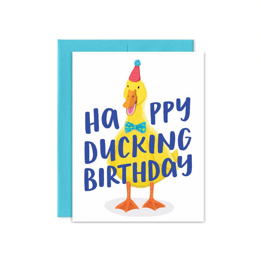 Ente-Geburtstagskarte