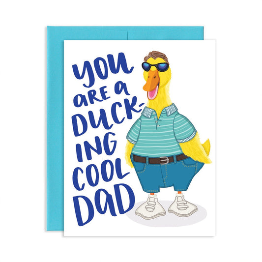 Papa Duck-Grußkarte