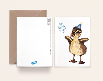 Duck birthday card