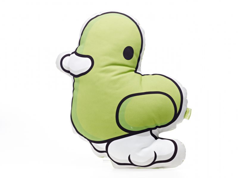 Coussin Canard Vert