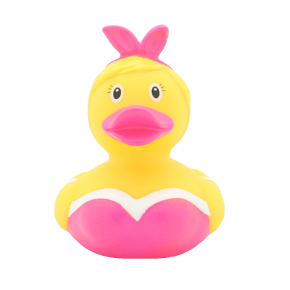 Rosa Pin-Up-Ente