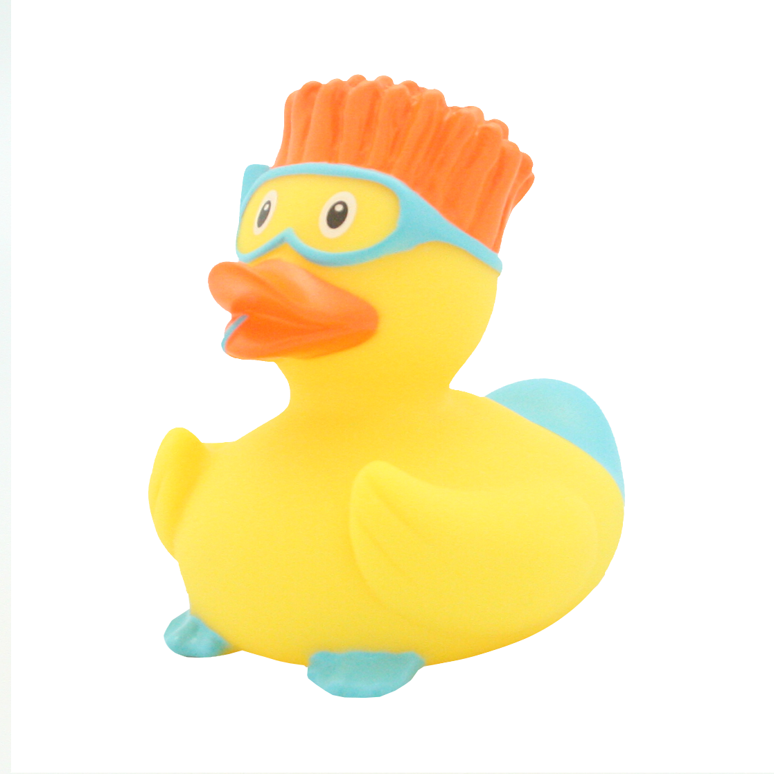 Snorkeling duck