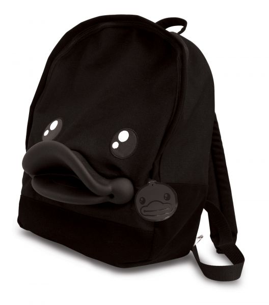 Schwarzer Entenrucksack