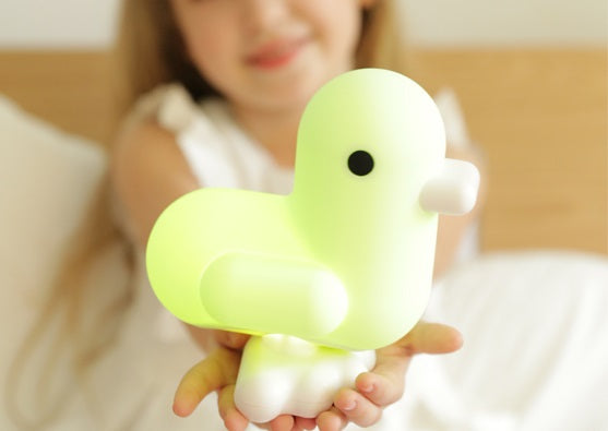 Pastellgrünes Enten-Nachtlicht