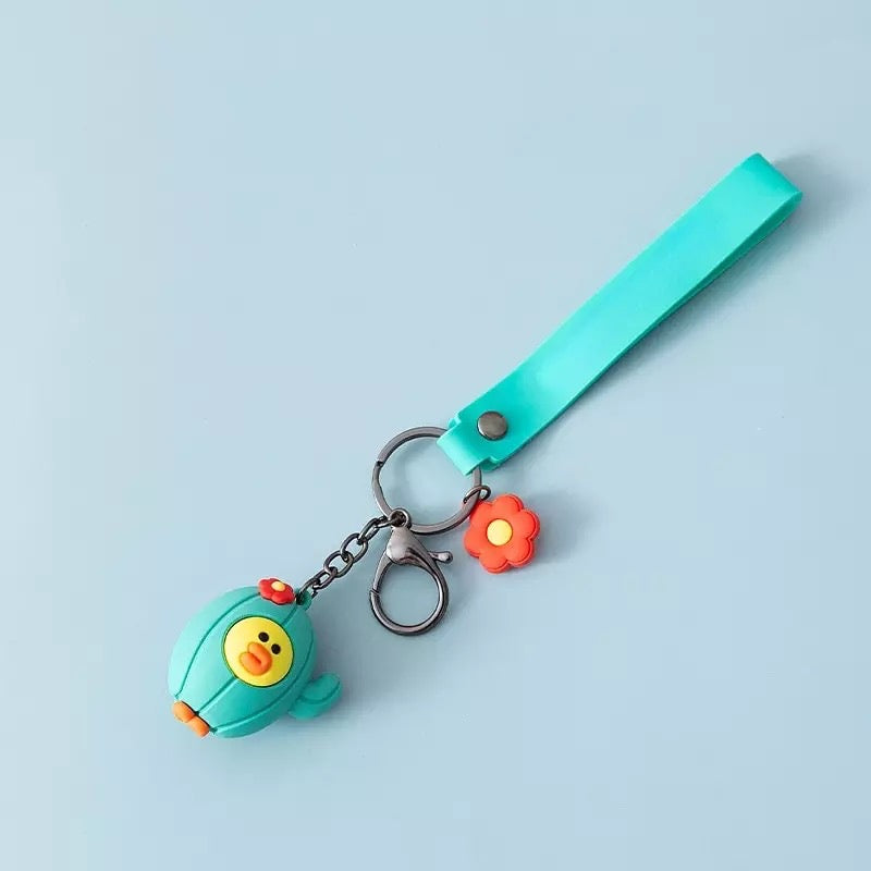 Duck Cactus keychain