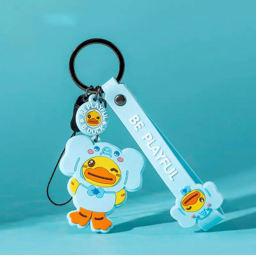 Elephant duck keychain