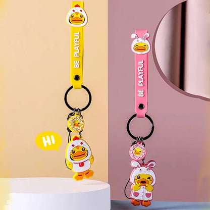 Rabbit duck keychain