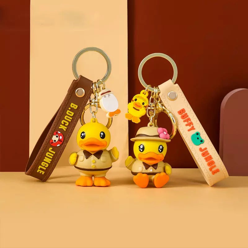 Adventurer yellow duck keychain