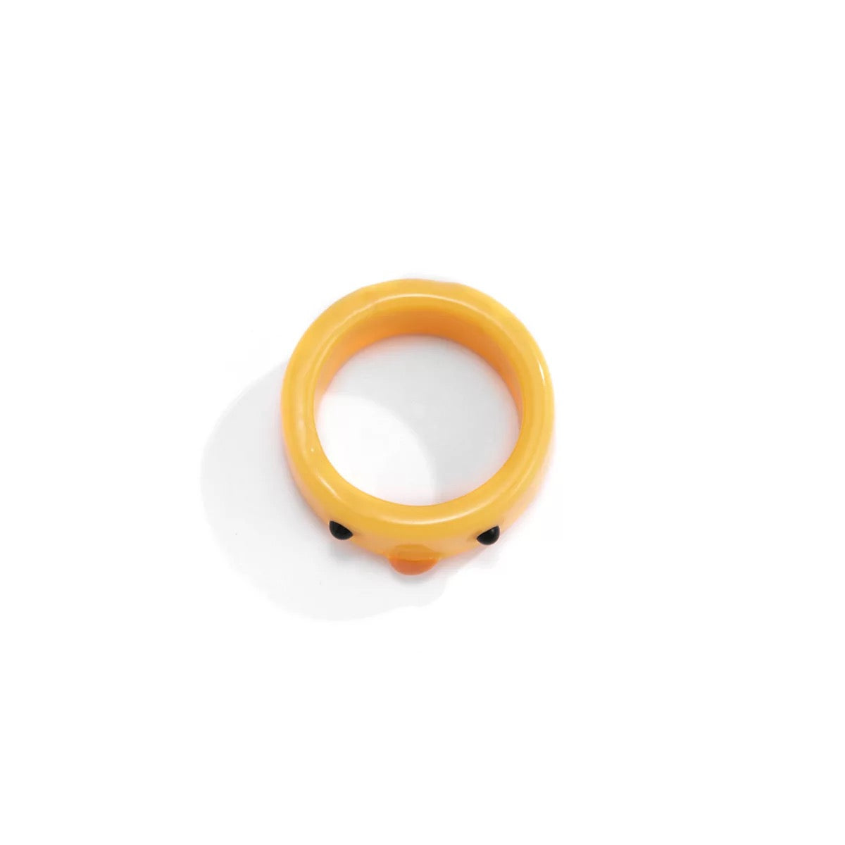 Yellow Duck Ring