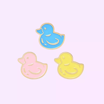 Pink Rubber Duck Pins