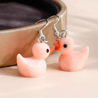 Duck earrings